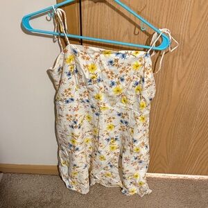 Old Navy Floral Midi Dress with Spaghetti Straps